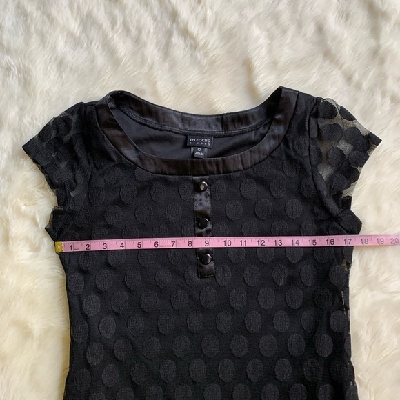 Enforce Studio Bohemian Black Polka Dot‎ Dress - Picture 6 of 11